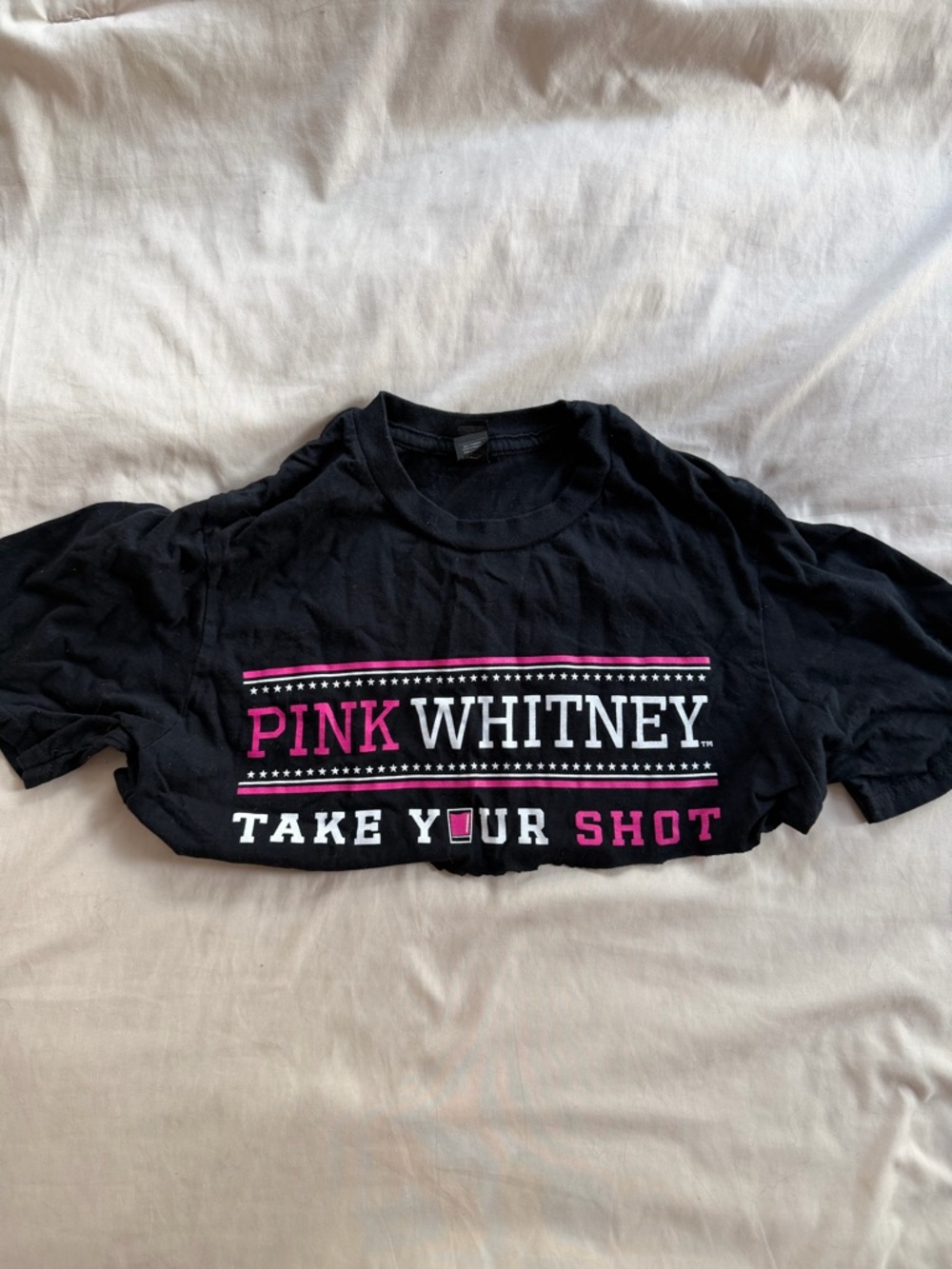Pink Whitney Cropped Tee